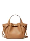 Tory Burch Romy Small Handbag In Beige