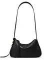 Tory Burch Small Shoulder Bag Featuring Curved Design In Black