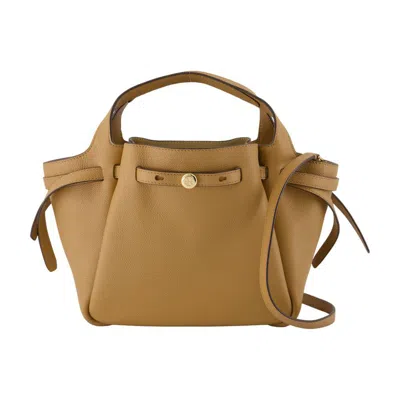 Tory Burch Romy Small Shopper Bag In Brown