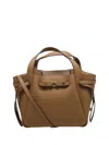 Tory Burch Romy Small Tote Bag In Brown