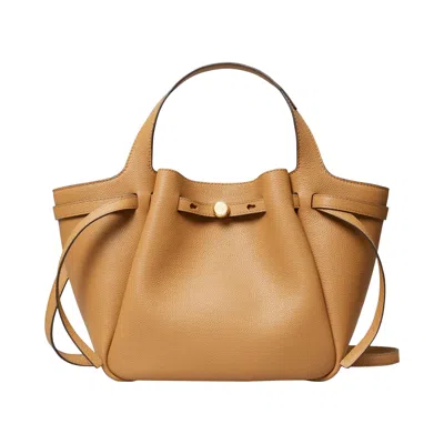 Pre-owned Tory Burch Romy Small Tote Bag 'tiramisu' | Tan | Women's Size Onesize