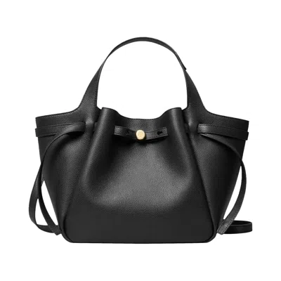 Pre-owned Tory Burch Romy Small Tote 'black' | Women's Size Onesize