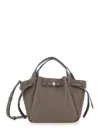 Tory Burch Romy Small Tote In Gray