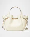 Tory Burch Romy Small Tote In Light Cream