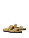 Tory Burch Button Strap Slide Sandals In Multi