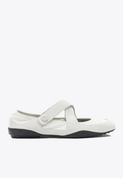 Tory Burch Romy Sport Mary Jane In White