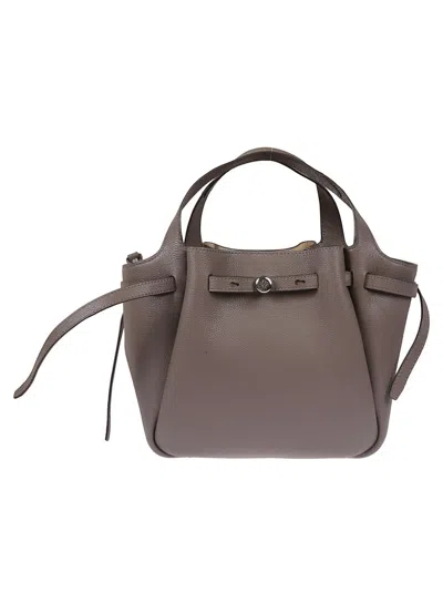 Tory Burch Romy Structured Leather Handbag In Pink