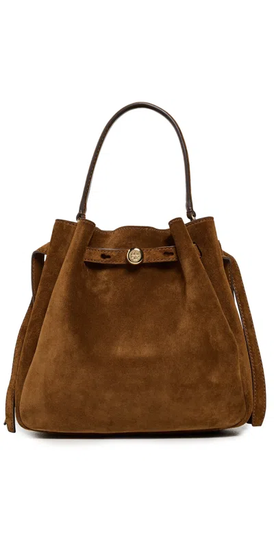 Tory Burch Romy Suede Bucket Bag Park Bench
