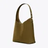 Tory Burch Romy Suede Hobo Bag In Green