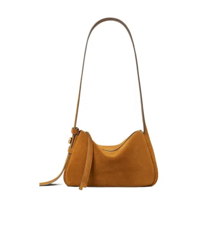 TORY BURCH ROMY SUEDE SHOULDER BAG