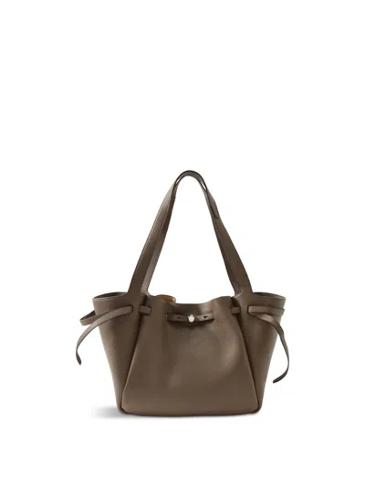 Tory Burch Romy Tote Bag Beige In Brown