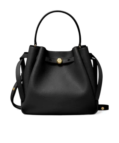 Tory Burch Romy Tote Bag In Black