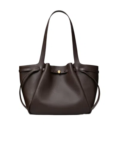 Tory Burch Romy Tote Bag In Black