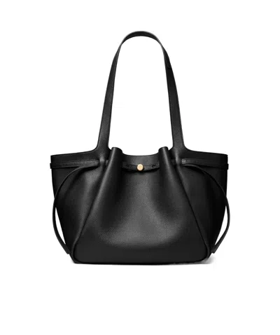 Tory Burch Romy Tote Bag In Black