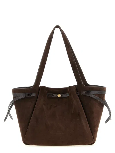 Tory Burch Romy Tote Bag In Brown