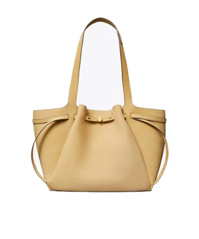 Tory Burch Romy Tote Bag In Nude | ModeSens