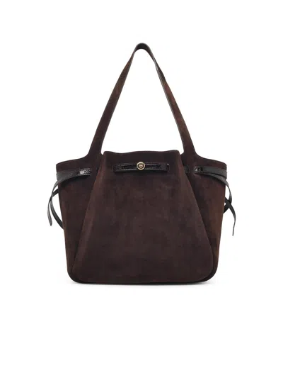 Tory Burch 'romy Tote' Brown Suede Bag