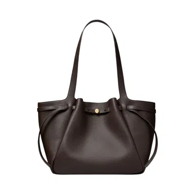 Pre-owned Tory Burch Romy Tote 'deep Brown' | Women's Size Onesize