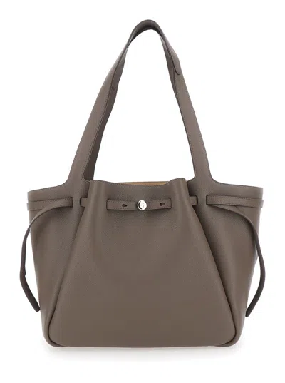 Tory Burch Romy Tote In Gray