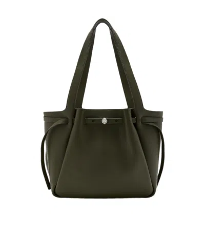 Tory Burch Romy Tote In Khaki