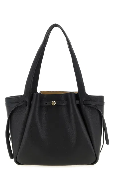 Tory Burch 'romy Tote' Shopping Bag In Black
