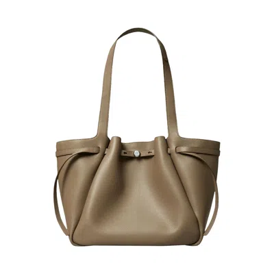 Pre-owned Tory Burch Romy Tote 'wild Mushroom' | Brown | Women's Size Onesize