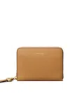 Tory Burch Romy Zip Around Medium Wallet In Brown