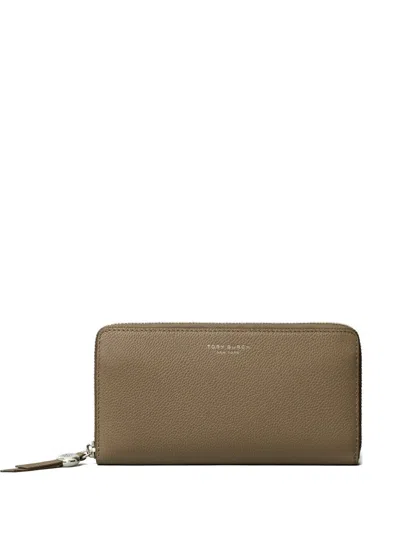 Tory Burch Romy Zip Continental Wallet In Brown