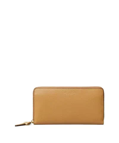 Tory Burch Romy Zip Continental Wallet In Tiramisu