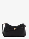Tory Burch Romy Zip Top Leather Crossbody Bag In Black