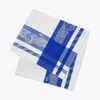 Tory Burch Rose Jacquard Square Tablecloth, 70" In Blue