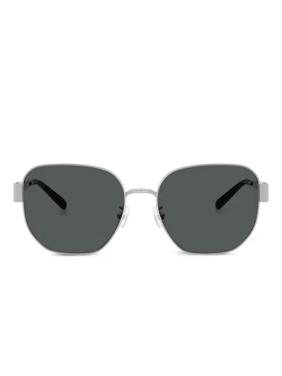 Tory Burch Round-frame Sunglasses In Silver