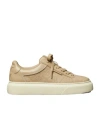 Tory Burch Round-head Sneakers In Nude