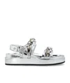 Tory Burch Kira Sports Sandals With Crystals In White