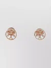 Tory Burch Round Metal Stud Earring