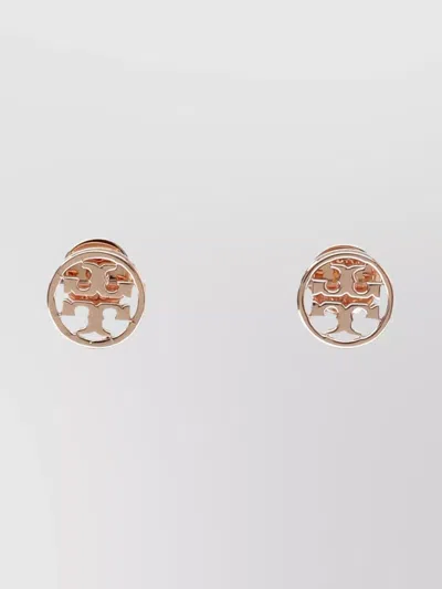 Tory Burch Round Metal Stud Earring