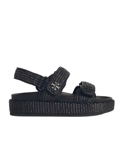 TORY BURCH TORY BURCH KIRA WOVEN DUAL-BAND SPORT SANDALS