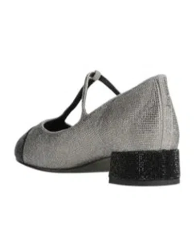 Tory Burch Round-toe Block-heel Shoes In Gray
