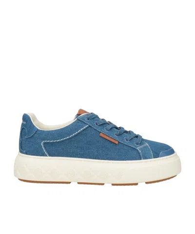 Tory Burch Round-toe Low-top Casual Shoes In Blue