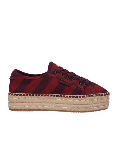 Tory Burch Round-toe Low-top Casual Shoes In Red