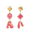 Tory Burch Roxanne Drop Earrings In Pink