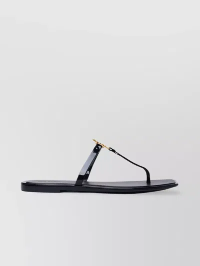 TORY BURCH 'ROXANNE JELLY' BLACK TPU SANDALS