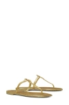 Tory Burch Roxanne Jelly Sandal In Gold Glitter/gold