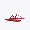 Tory Burch Roxanne Jelly Sandal In Red