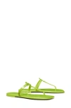 Tory Burch Roxanne Jelly Thong Sandal In Green