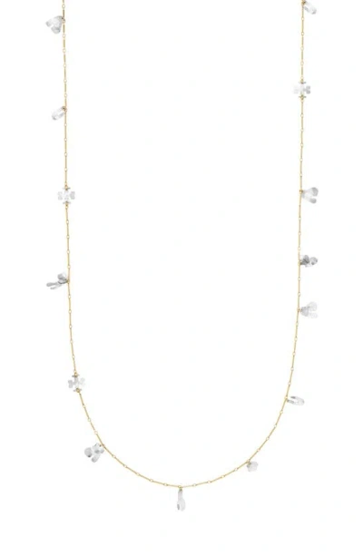 Tory Burch Women's Roxanne Two-tone Long Charm Necklace In Gold