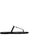 Tory Burch Women's Roxanne Jelly Thong Sandals In Black