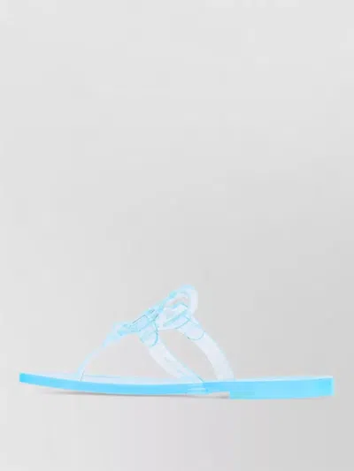 Tory Burch Rubber Miller Sandals Flat Sole Open Toe In Multi