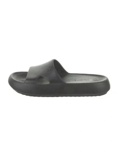 Pre-owned Tory Burch Rubber Slides In Multicolor