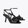 TORY BURCH RUCHED HEELED SANDAL